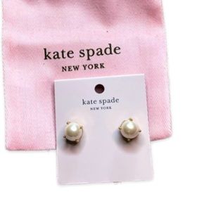 Kate Spade pearl earrings NWT